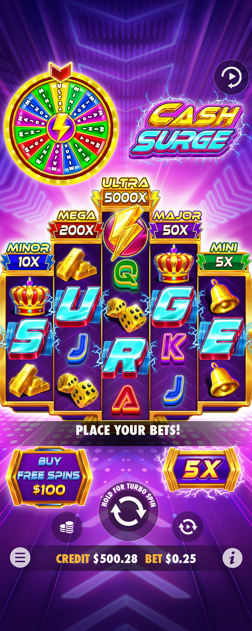 Cash Surge - screenshot with slot description 5
